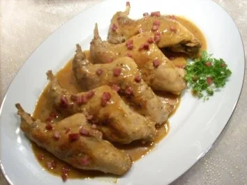 Rezept: Senf-Kaninchenkeulen Bild Nr. 2 Senf-Kaninchenkeulen - Rezept - Bild Nr. 2