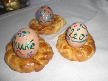Österliche Tischkarten - Rezept