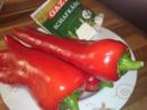 Gebackene Paprikaschoten mit Käse - Rezept