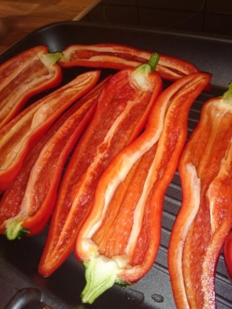 Gebackene Paprikaschoten mit Käse - Rezept - Bild Nr. 2