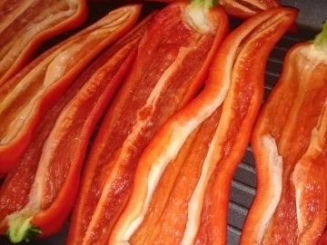 Gebackene Paprikaschoten mit Käse - Rezept - Bild Nr. 2