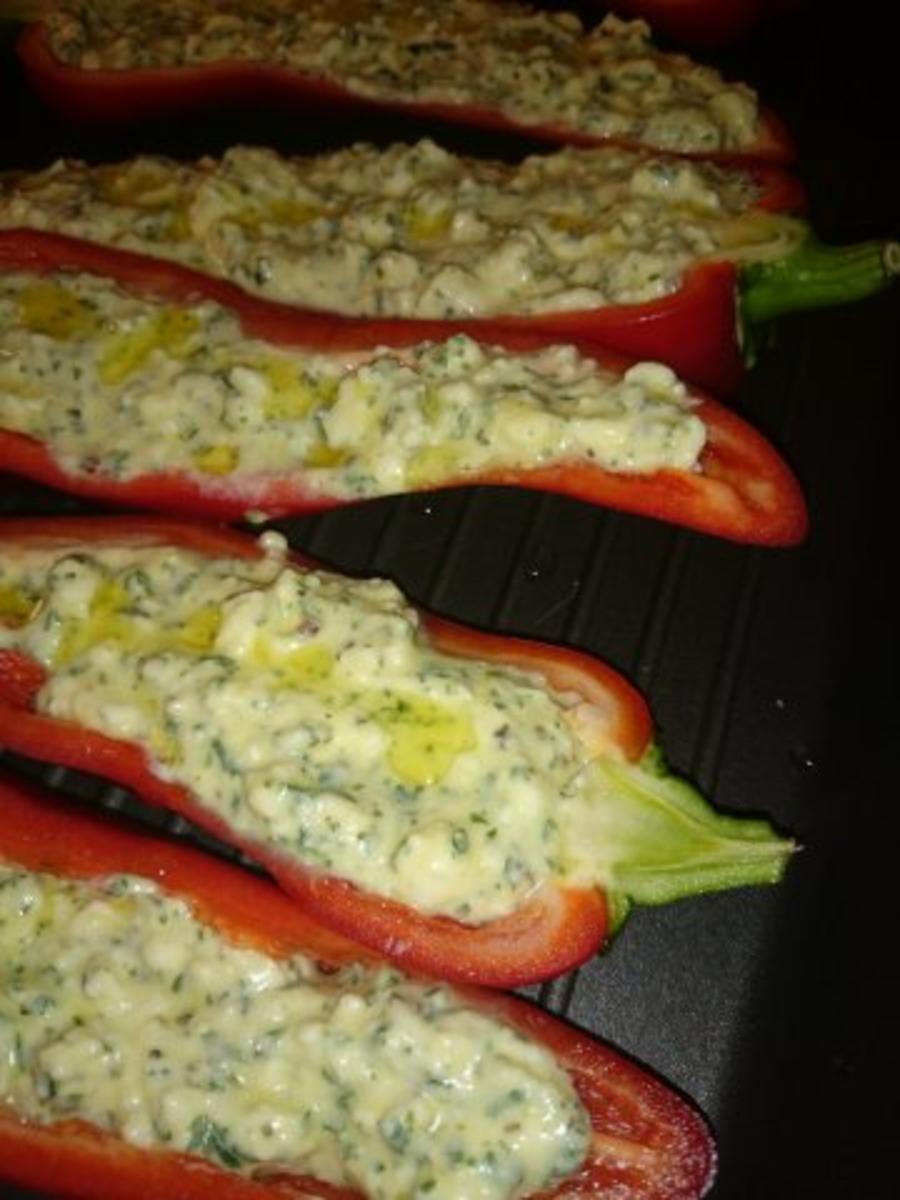 Gebackene Paprikaschoten mit Käse - Rezept - Bild Nr. 7