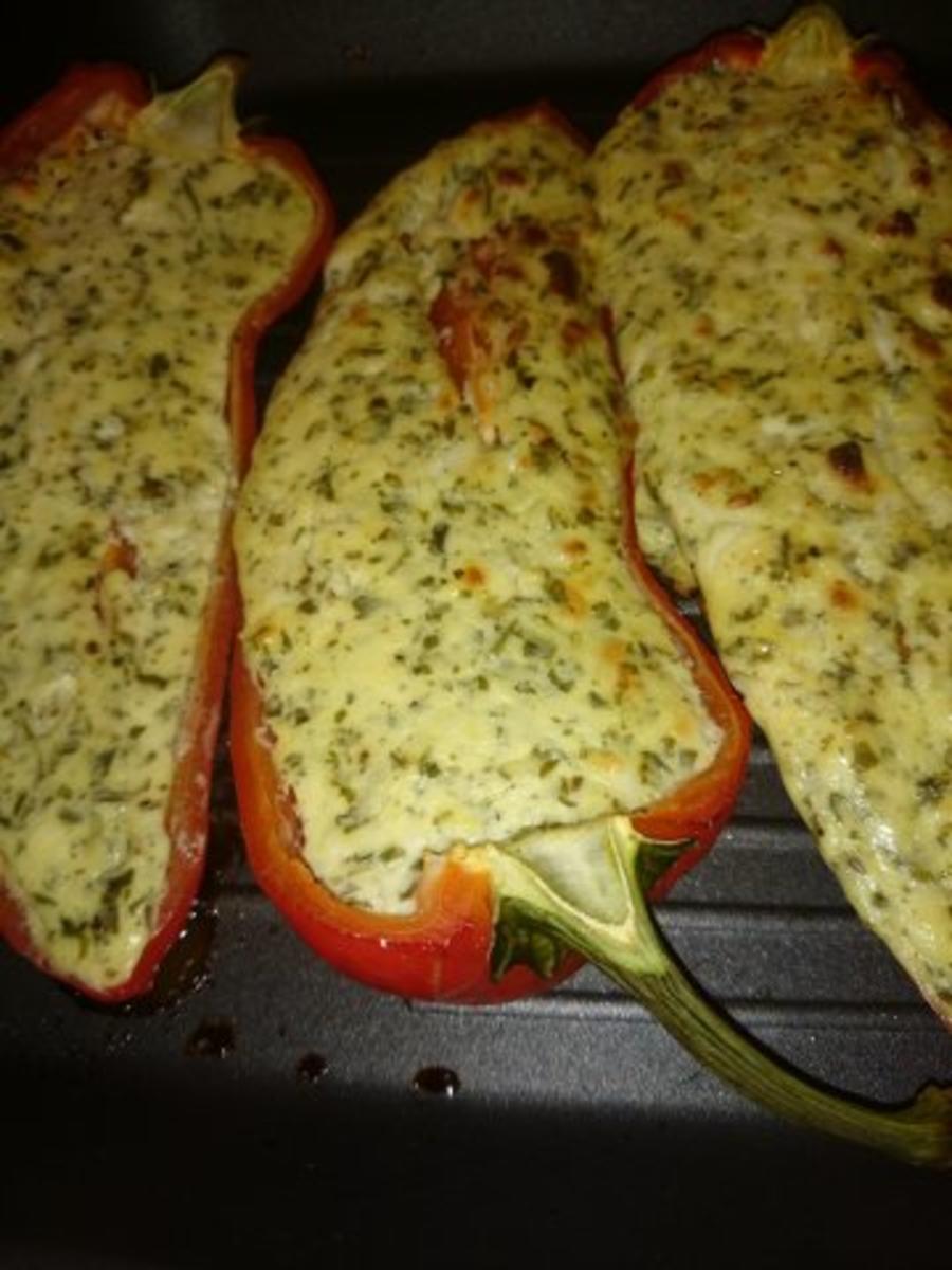Gebackene Paprikaschoten mit Käse - Rezept - Bild Nr. 8