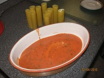 Spinat Ricotta Cannelloni in Tomatensoße - Rezept - Bild Nr. 16