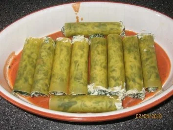 Spinat Ricotta Cannelloni in Tomatensoße - Rezept - Bild Nr. 19