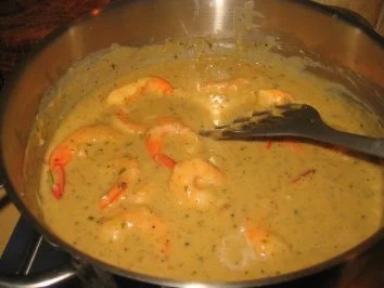 Meeresfrüchte: Jacobsmuscheln, Crevetten in würzigem Sösschen - Rezept - Bild Nr. 3