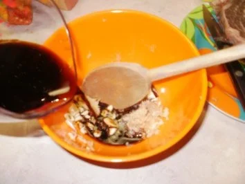 Steak: Oster Steak marinatet und grilled mit leckerer Sosse - Mein Oster Essen - Rezept - Bild Nr. 2