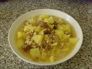 Rezept: schneller Graupeneintopf.... schneller Graupeneintopf.... - Rezept