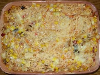 Auflauf herzhaft - Asia-Auflauf mit Fischstäbchen - Rezept