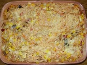 Auflauf herzhaft - Asia-Auflauf mit Fischstäbchen - Rezept