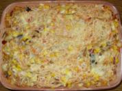 Auflauf herzhaft - Asia-Auflauf mit Fischstäbchen - Rezept