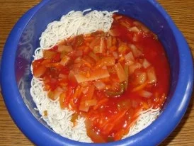 Auflauf herzhaft - Asia-Auflauf mit Fischstäbchen - Rezept - Bild Nr. 5