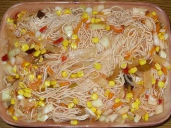 Auflauf herzhaft - Asia-Auflauf mit Fischstäbchen - Rezept - Bild Nr. 8