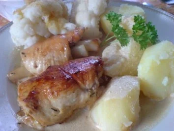 Gefüllte Geflügelrollen mit Senfsoße - Rezept - Bild Nr. 9