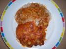 Ofenschnitzel mit Champignons - Rezept