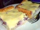 Kirschkuchen mit Eierschecke - Rezept