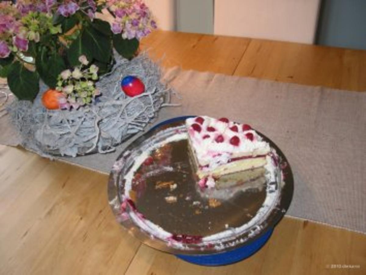 Himbeer- Sahnetorte - Rezept - Bild Nr. 10