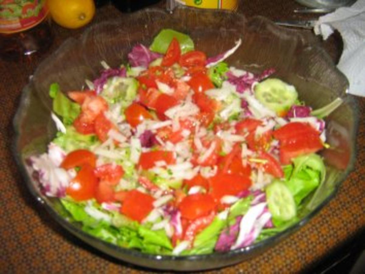 Bunter Blattsalat mit Kresse und ........... - Rezept - Bild Nr. 3