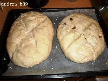 Osterbrot mit und ohne Rosinen - Rezept - Bild Nr. 7