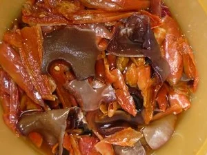 Lachs an Schiaffoni mit Mu-Err-Gemüse an Kokos-Currysauce - Rezept - Bild Nr. 3