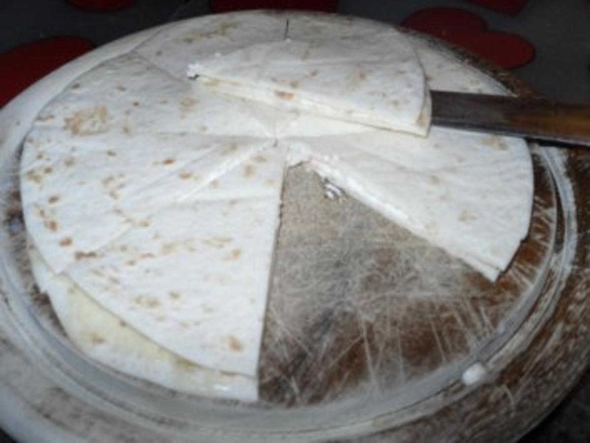 Bilder für Quesadillas mit Tortillas und Frischkäse Doppelrahmstufe - Rezept