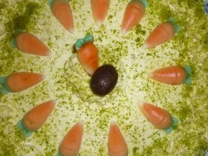 Schnelle Buttercreme mit Nussnougatschicht - Rezept