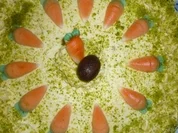 Schnelle Buttercreme mit Nussnougatschicht - Rezept