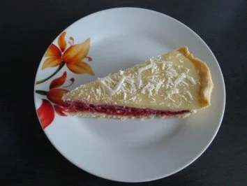 Tarte mit Himbeeren und weißer Schokolade - Rezept - Bild Nr. 2