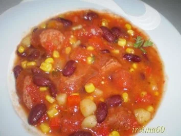 Rezept: Bohnen - Mais Eintopf Bohnen - Mais Eintopf - Rezept