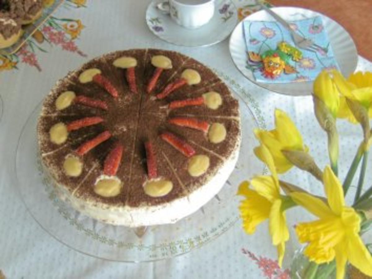 Erdbeer - Mascarpone - Torte mit Eierlikör - Rezept - Bild Nr. 2