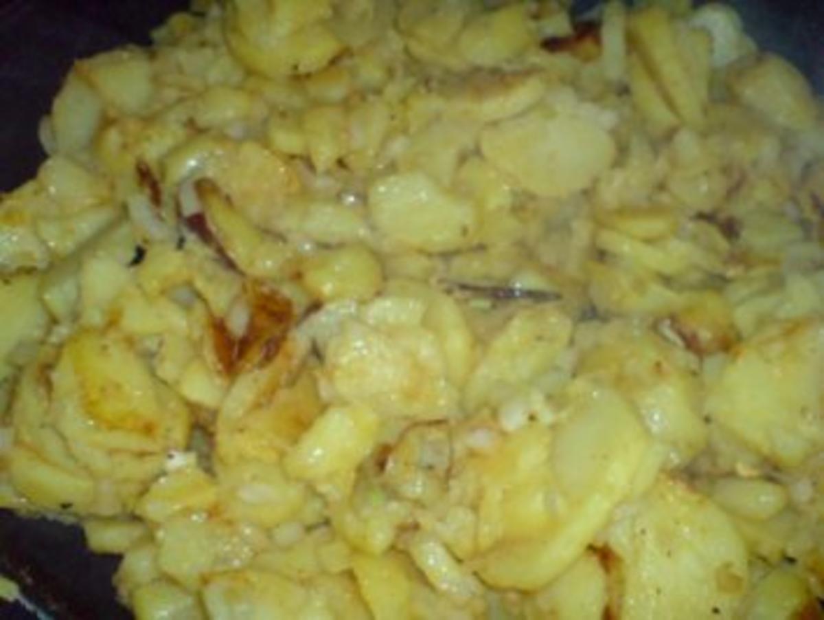 Bratkartoffeln mit Sülze und Remouladensoße - Rezept - Bild Nr. 10