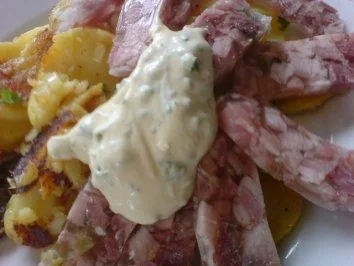 Rezept: Bratkartoffeln mit Sülze und Remouladensoße Bild Nr. 14 Bratkartoffeln mit Sülze und Remouladensoße - Rezept - Bild Nr. 14