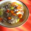 Rindfleischsuppe mit Gemüse und Reis - Rezept
