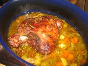 Fleisch: Lammkeule, doppelt gespickt! - Rezept - Bild Nr. 3