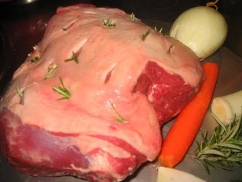Fleisch: Lammkeule, doppelt gespickt! - Rezept - Bild Nr. 6