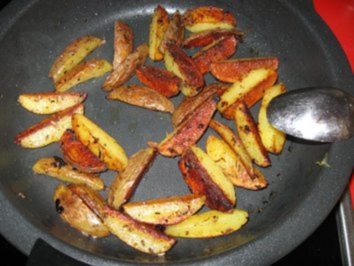Kartoffelecken geröstet - Rezept - Bild Nr. 2