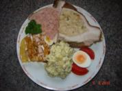 Fleisch : Schweinebauch mit 2 Füllungen - Rezept