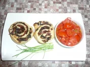 Rezept: Blätterteigschnecken Jäger Art Blätterteigschnecken Jäger Art - Rezept