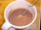 Espresso/ Schokopudding mit Mangomus.... - Rezept