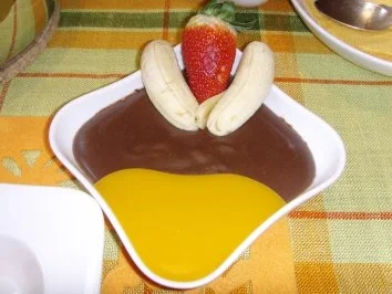 Espresso/ Schokopudding mit Mangomus.... - Rezept - Bild Nr. 6