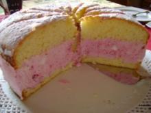 Kuchen: Erdbeer-Käsesahne Torte - Rezept