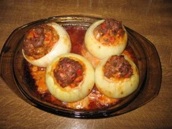 Rezept: Gefüllte Zwiebel Bild Nr. 3 Gefüllte Zwiebel - Rezept - Bild Nr. 3