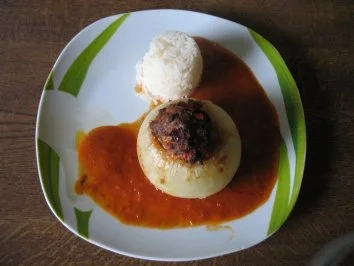 Rezept: Gefüllte Zwiebel Gefüllte Zwiebel - Rezept