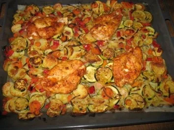 Gegrilltes Gemüse mit Hähnchenbrust - Rezept - Bild Nr. 2