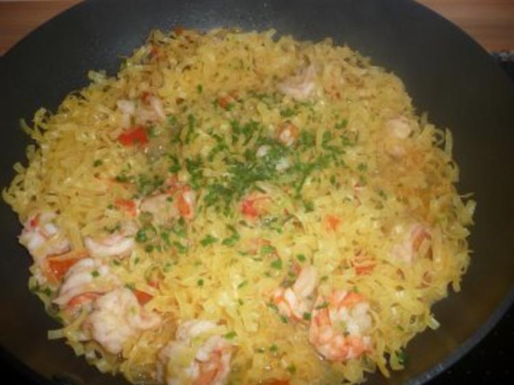 Black Tiger Riesengarnelen mit Woknudeln - schnell &amp; einfach - von eule1997