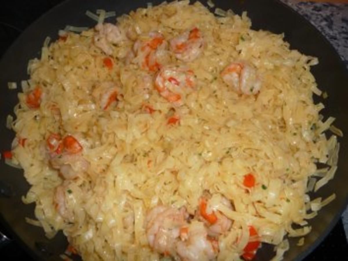 Black Tiger Riesengarnelen mit Woknudeln - schnell &amp; einfach - von eule1997