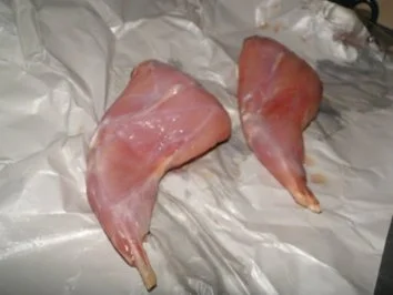 Rezept: Hasenkeule mit Rotkohl und Bild Nr. 3 Hasenkeule mit Rotkohl und - Rezept - Bild Nr. 3