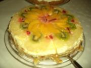 Torte : Früchte - Sekt - Torte  ( Nr. 5 ) - Rezept