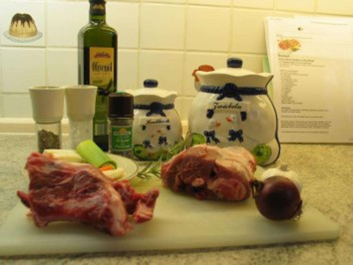 Fleisch: Lammkeule provencale, gerollt - Rezept