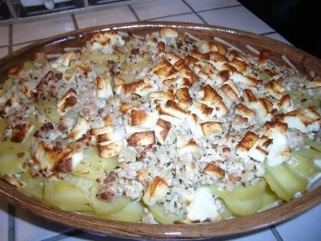 Hackfleisch - Schafskäse -  Auflauf - Rezept - Bild Nr. 2